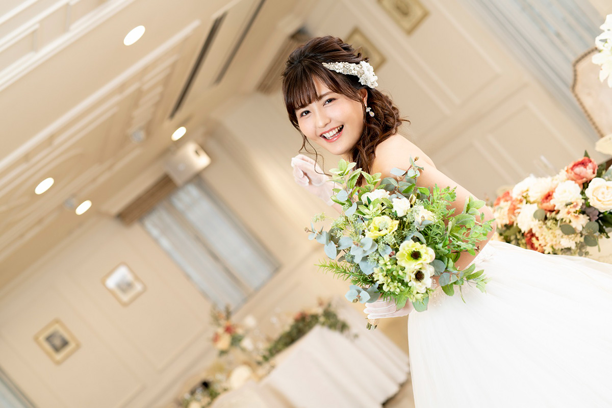明坂聡美 原田ひとみが華やかなドレス姿で出演 サンセルモ Presents結婚式は あいのなか で 10月30日に番組初となる有料生配信特番が決定 れポたま