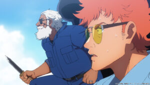 A fierce battle takes place between Hizuru and Karikiri! TV anime